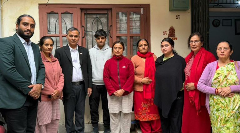 गृहमन्त्री अर्यालद्वारा बाल सुधारगृहको निरीक्षण