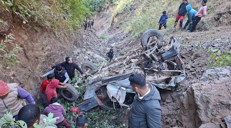 पाल्पामा जिप दुर्घटना, ३ जनाको मृत्यु, ८ घाइते
