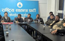आसन्न चुनावबारे रास्वपाको गोरखा–काठमाडौं सम्पर्क विभागमा छलफल