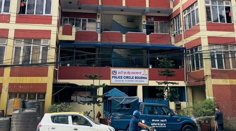 जेनजी आन्दोलनमा क्षति भएको प्रहरी वृत्त बौद्धको भवन पुनर्निर्माण