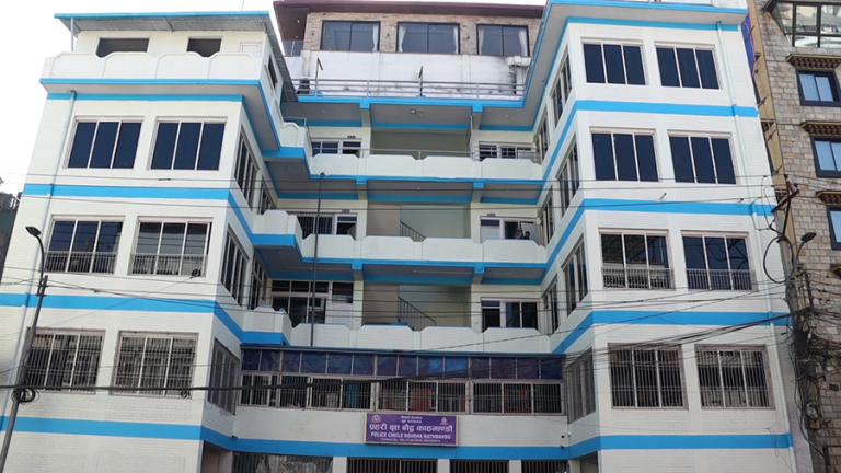 जेनजी आन्दोलनमा क्षति भएको प्रहरी वृत्त बौद्धको भवन पुनर्निर्माण