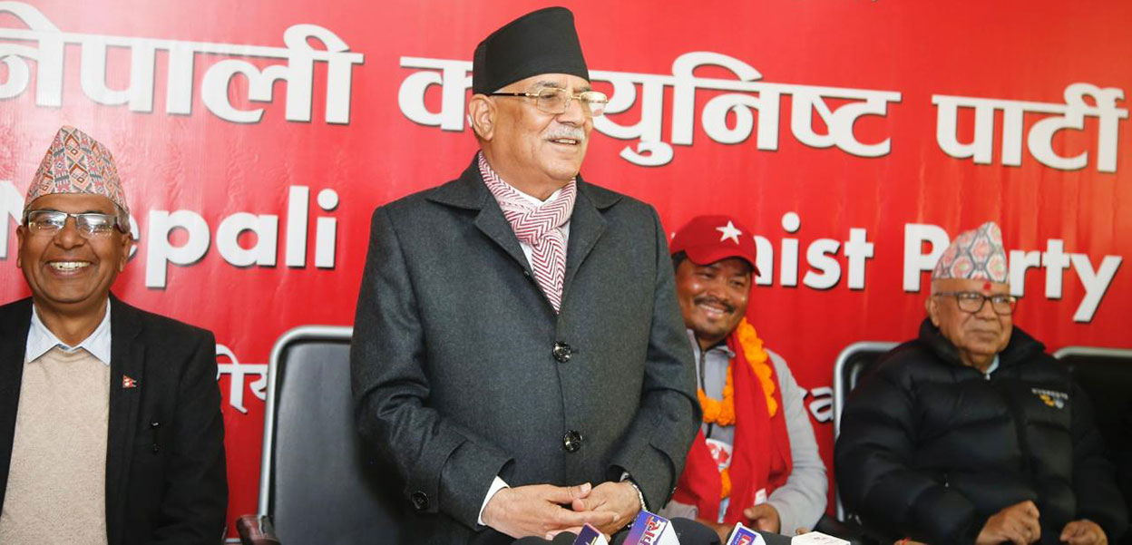 देशै कब्जा गरिसक्यौं भनेजसरी केही मानिस रमाइरहेका छन् : प्रचण्ड