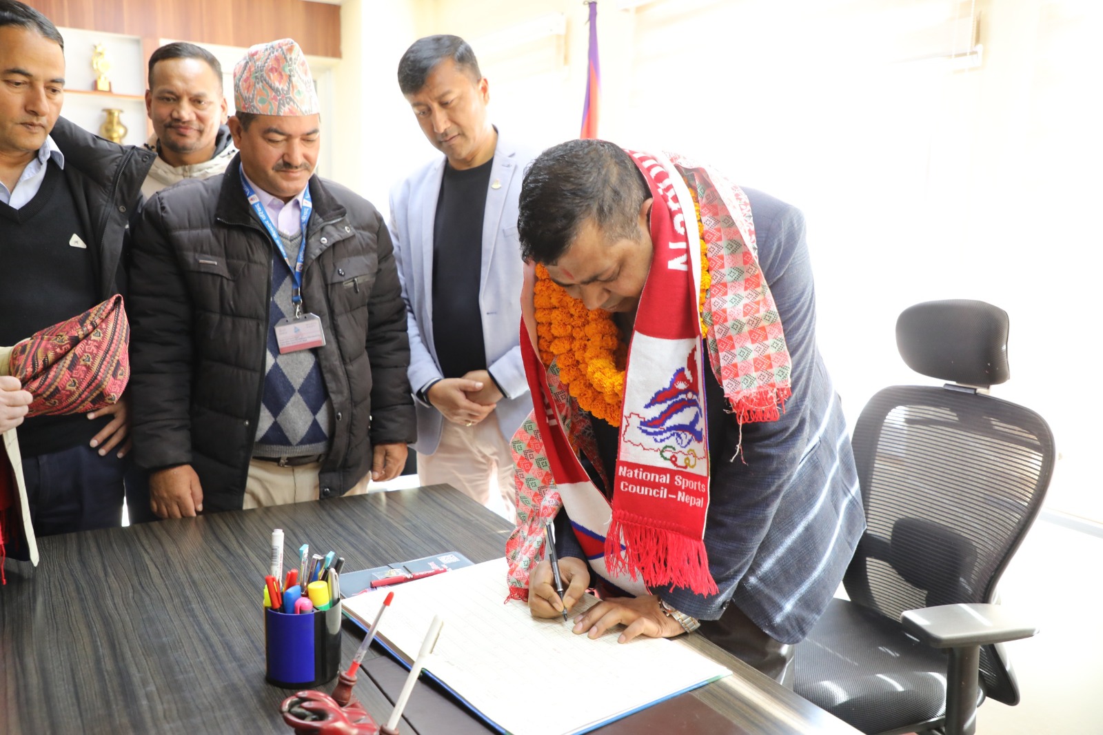 राखेप सदस्य सचिव मेहताको पदभार ग्रहण