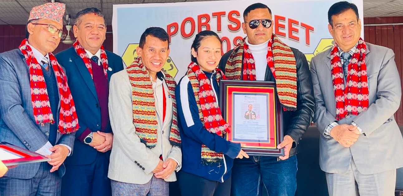 पारा तेक्वान्दोमा कास्य विजेता रेनुलाई रिभेराको सम्मान