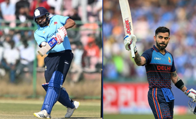 विजय हजारे ट्रफीमा फर्किएका कोहली र रोहितको कीर्तिमानी प्रदर्शन