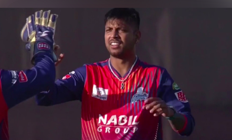 बीपीएल २०२५ को पहिलो खेलमा सन्दीपले लिए २ विकेट