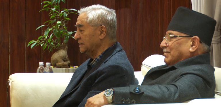 प्रधानमन्त्रीसँग भेटेपछि देउवाले भने- सबै दल चुनावमा जान तयार