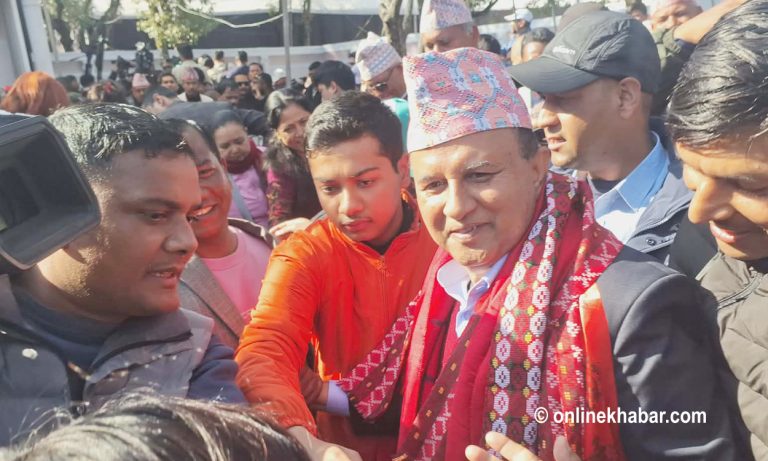 महासचिव निर्वाचित भएपछि पोख्रेलले भने: प्रतिगमतविरुद्ध एमाले एक ढिक्का हुन्छ