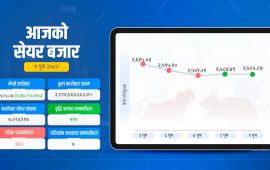 १ अंक बढेको सेयर बजारमा घट्यो कारोबार