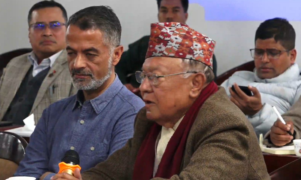 नागरिकले सन्त्रासबाट मुक्ति पाउनुपर्छ अनि निर्वाचन हुन्छ : सूर्यप्रसाद श्रेष्ठ