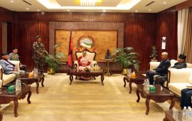 देउवा, ओली र प्रचण्डलाई चुनावी निम्तो दिँदै प्रधानमन्त्रीले भनिन्- यो घर तपाईंहरूकै हो