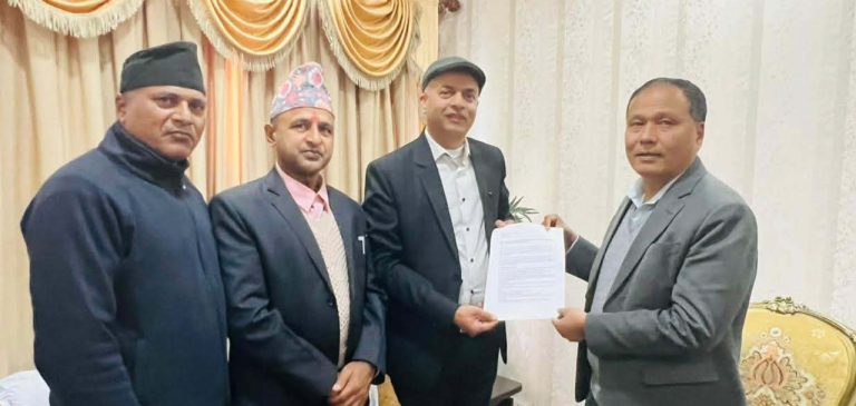 अलपत्र विकास आयोजना निर्माणका लागि रास्वपाको मन्त्री कुलमानलाई ध्यानाकर्षण