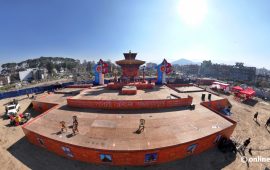 एमाले महाधिवेशन उद्घाटन तयारी : जगाती र गठ्ठाघरमा पार्किङ, सर्भिस लेनबाट जुलुस