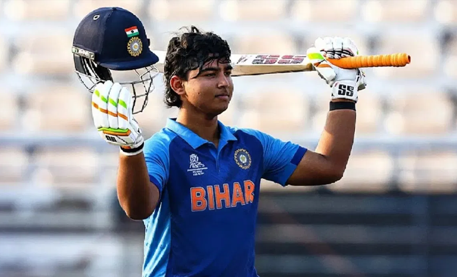 विजय हजारे ट्रफीमा १४ वर्षीय वैभवको शतक, लिस्ट ‘ए’ मा बनाए दुई कीर्तिमान