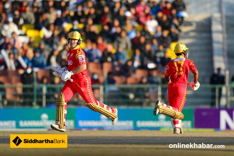 एनपीएल दोस्रो क्वालिफायर : लुम्बिनीले विराटनगरलाई दियो १३५ रनको लक्ष्य