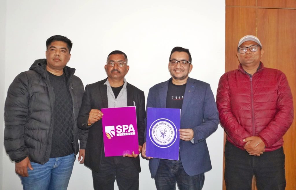 एसपीए कलेज र सुदूरपश्चिम प्रादेशिक क्रिकेट टिमबीच प्रायोजन सम्झौता