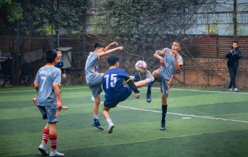 स्वस्तिश्री गुरुकुलको मिश्रित प्रदर्शन