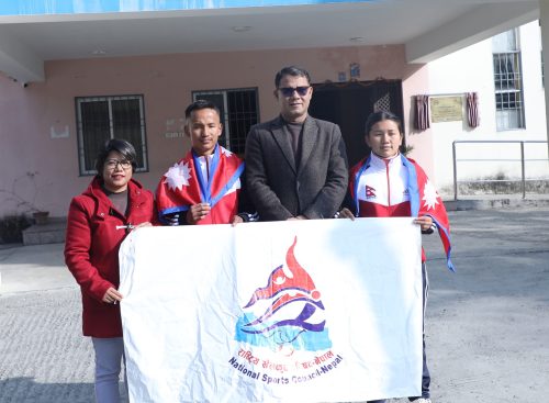 गोर्खा ट्रेल ब्लेजरमा सहभागि हुन पुष्पा र सरोज हङकङ प्रस्थान