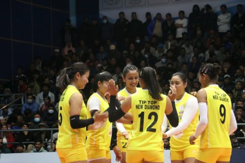 पुलिसलाई सोझो सेटमा हराउँदै महिलातर्फ न्यु डायमन्ड च्याम्पियन