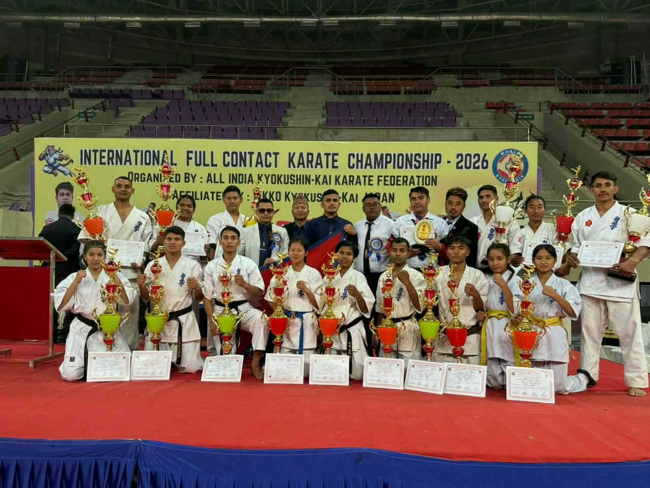 डब्लुकेकेओ अन्तर्राष्ट्रिय कराँते च्याम्पियनसिपमा नेपाली खेलाडीको उत्कृष्ट प्रदर्शन