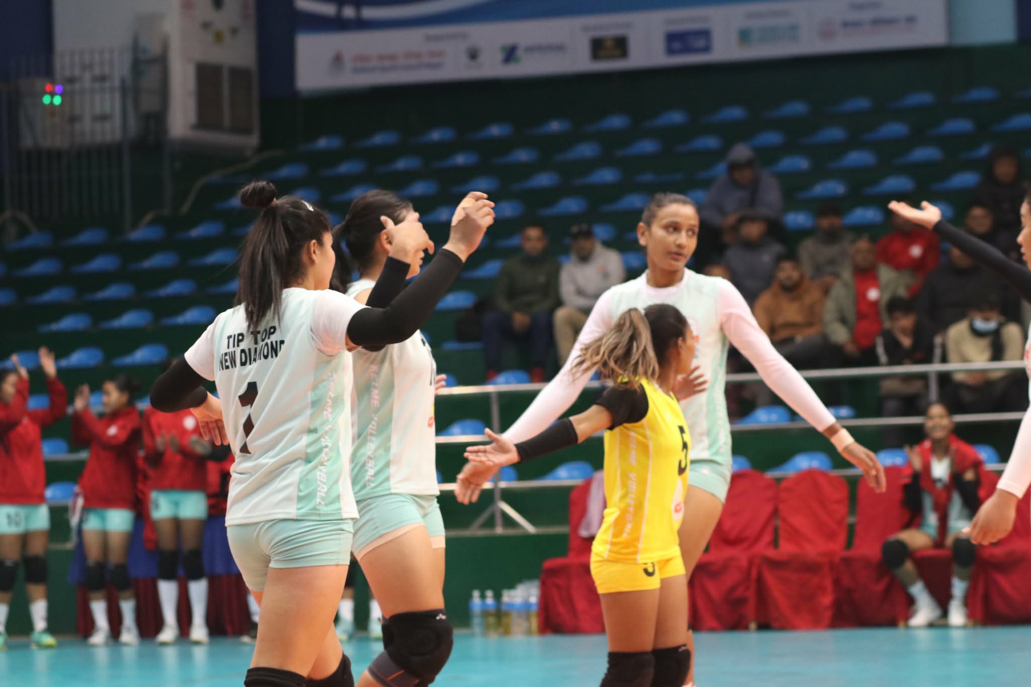 एपीएफलाई हराउँदै न्यु डायमन्ड नवौं एनभीए भलिबल च्याम्पियनसिपको फाइनलमा