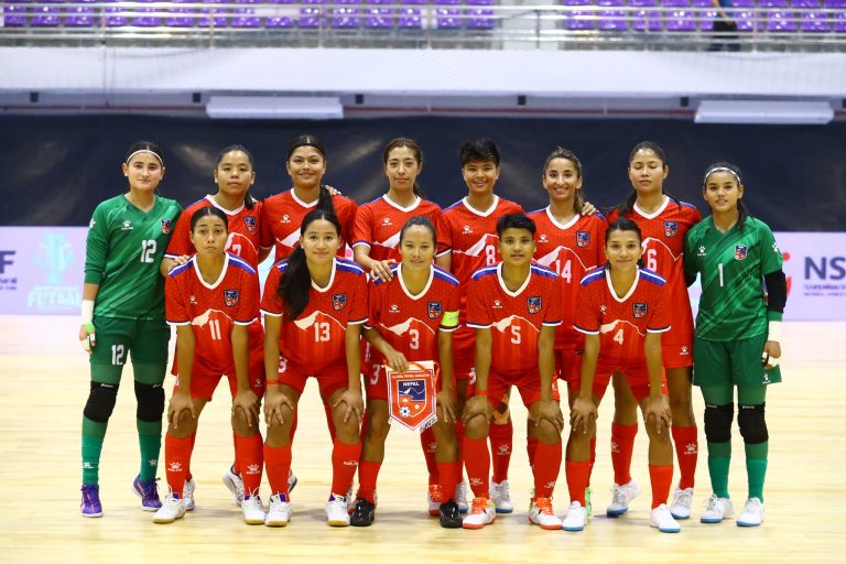 साफ फुटसल च्याम्पियनसिप : श्रीलंकासँग नेपाल बराबरीमा रोकियो