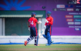 श्रीलंकामा भएको अन्तिम अभ्यास खेलमा नेपालको जित