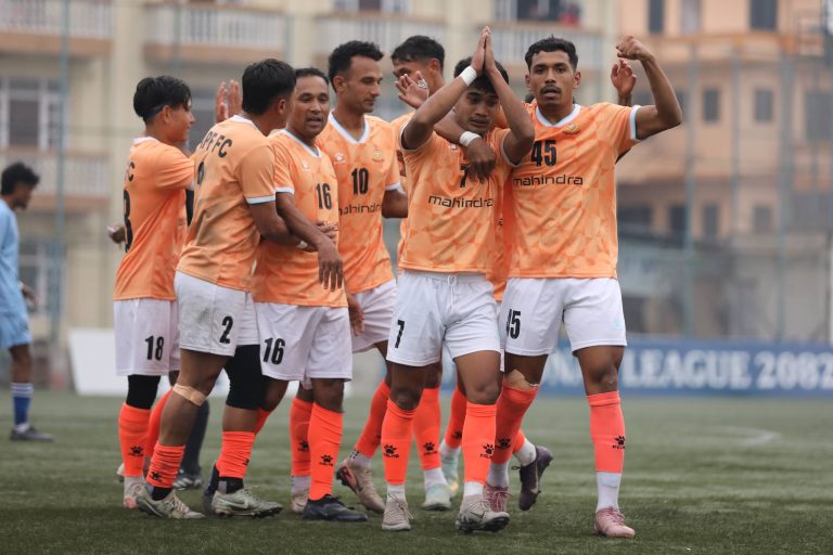 राष्ट्रिय लिग : पुनरागमन जितसहित एपीएफ शीर्ष स्थानमा