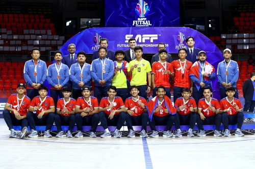 साफ फुटसल च्याम्पियनसिपमा नेपाल तेस्रो