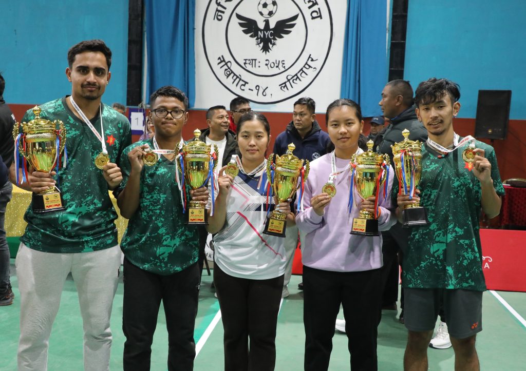 यलम्बर कप ब्याडमिन्टनको यू-१७ मा सौर्य च्याम्पियन
