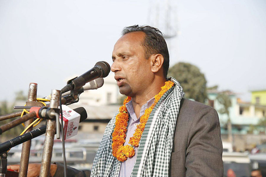 सिरहा ४ मा नेकपाबाट अजयशंकर नायक उम्मेदवार