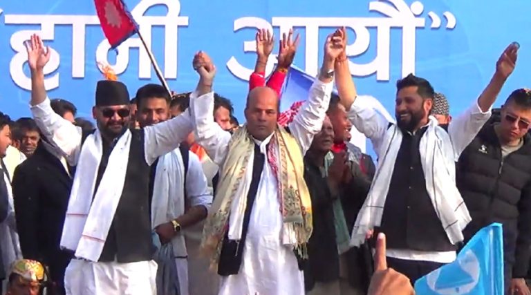 अमरेशकुमार सिंह रास्वपा प्रवेश