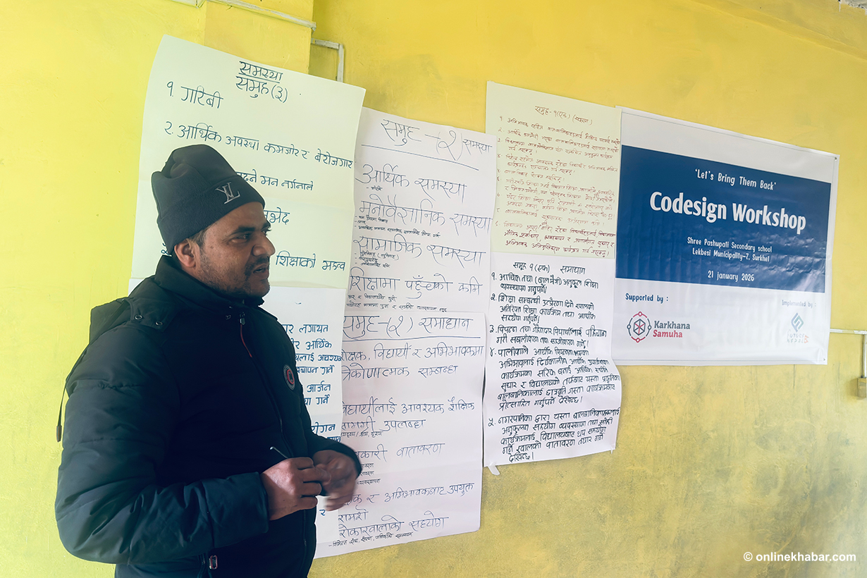 बढ्दै दुर्व्यसनी, रित्तिंदै कक्षाकोठा