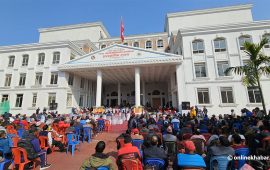 प्रचण्डले उदघाटन गरे भरतपुर महानगरपालिकाको प्रमुख प्रशासकीय भवन