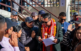 काठमाडौं-८ मा रास्वपाका विराजभक्तले दिए उम्मेदवारी