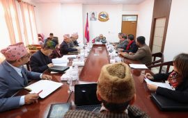 सिंहदरबारमा मन्त्रिपरिषद् बैठक