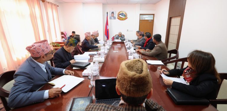 सिंहदरबारमा मन्त्रिपरिषद् बैठक