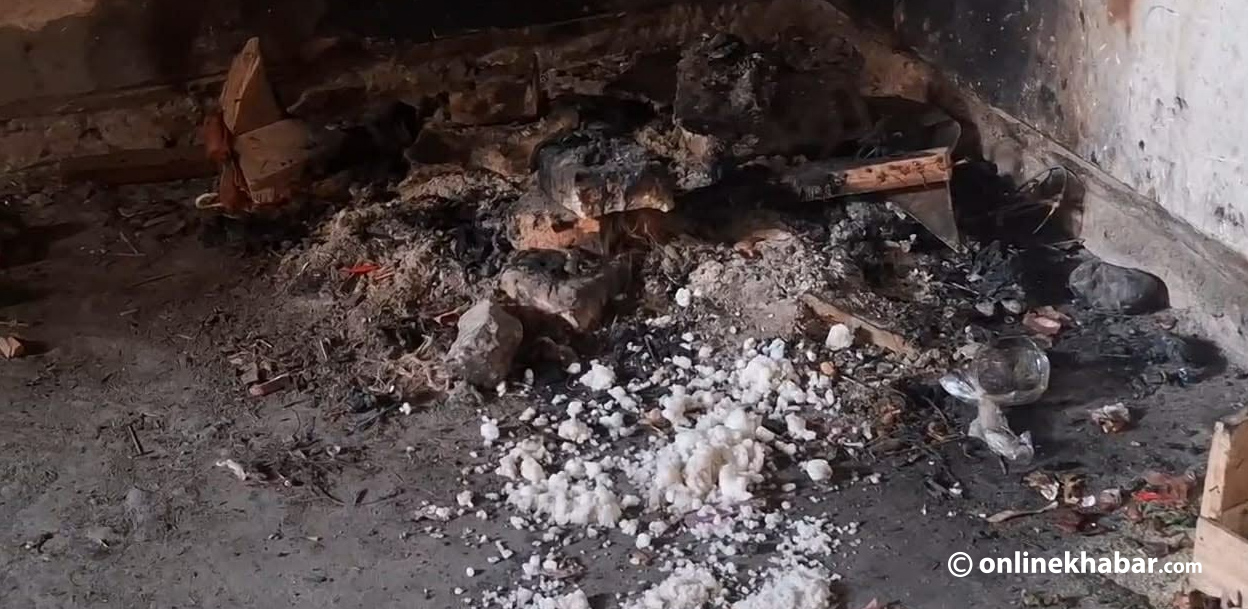 काभ्रेमा निर्माणाधीन सीडीओ कार्यालयभित्र जलेको अवस्थामा भेटियो शव