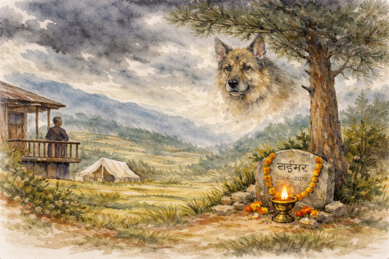 उसको समाधिस्थलमा बत्ती बालिदिनु !