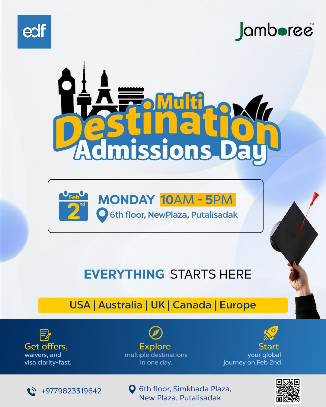 ईडीएफ ज्याम्बोरी नेपालको ‘बहुगन्तव्य शैक्षिक भर्ना मेला’ सम्पन्न