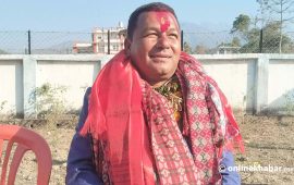 सुर्खेत– १ मा एमाले नेता शाहीले गराए मनोनयन दर्ता