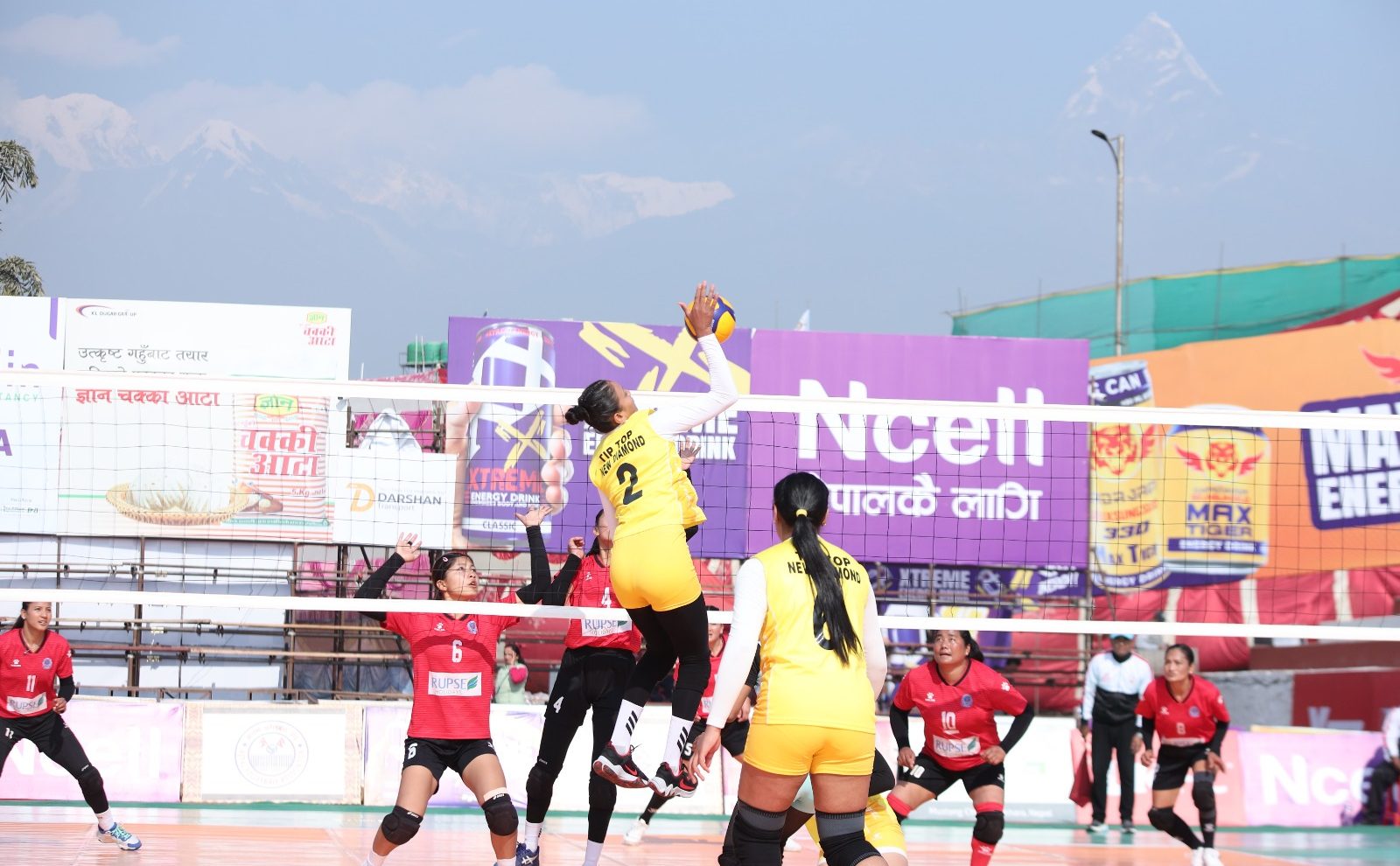 पुलिसलाई हराउँदै न्यु डायमन्ड टाइगर कप भलिबलको फाइनलमा प्रवेश