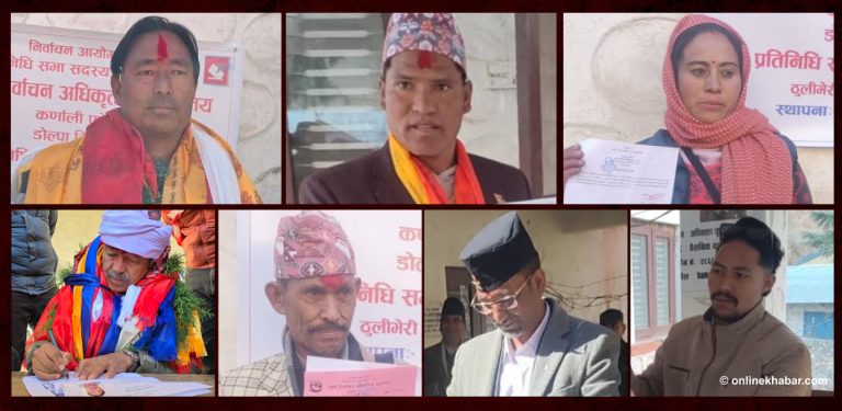 डोल्पामा दाजुभाइदेखि गुरुचेलासम्म, लेखापढी व्यवसायीदेखि ट्रेकिङ गाइडसम्म उम्मेदवार