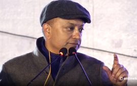 प्रश्न छाडेर मौनता साध्नु मृत्युलाई अँगाल्नु हो : गगन थापा