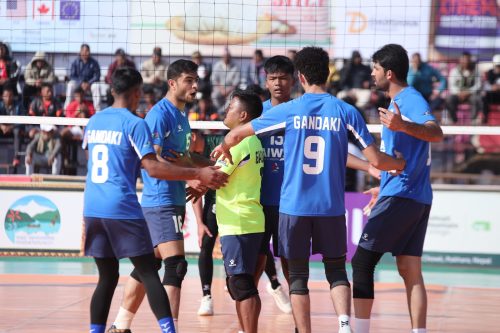 टाइगर कप भलिबल : आर्मीमाथि गण्डकीको रोमाञ्चक जित