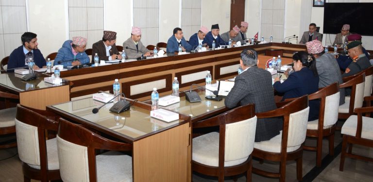 निर्वाचन सुरक्षाबारे गृहले लियो प्रदेशका प्रमुख सचिवहरूसँग ब्रिफिङ