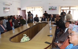 गुल्मीमा आचारसंहिता उल्लंघन रोक्न उम्मेदवार र दलका प्रतिनिधिसँग छलफल