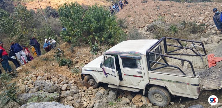 गुल्मीमा मलामी बोकेको जिप दुर्घटना, १ जनाको मृत्यु, ८ घाइते
