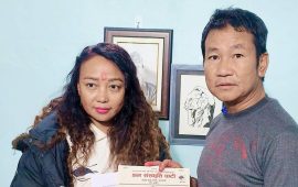 हर्क साम्पाङले मोरङ–१ मा शान्ति पाख्रिनलाई दिए टिकट