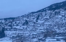 हुम्लाको सिमकोटमा यो वर्षकै पहिलोपटक हिमपात 